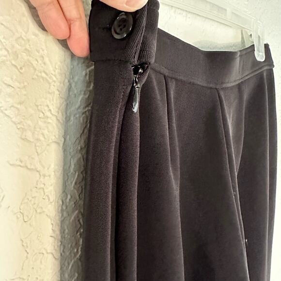 Sigrid Olsen Sport Black Side Zip Pullon Pants Stretchy - Picture 2 of 6